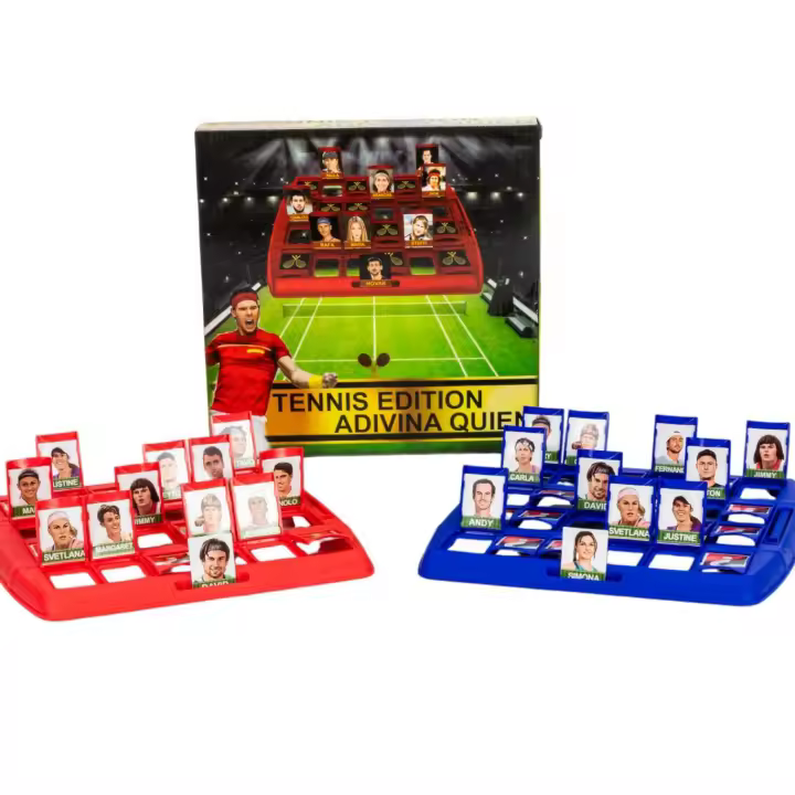 Adivina quien Tenis Edition. Juego ideal para los amantes del tenis. Nadal, Federer, Djokovic, Badosa... - 1