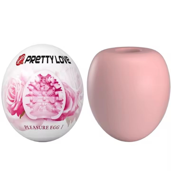 Pretty Love – Huevo Masturbador Masculino Rosa - 1