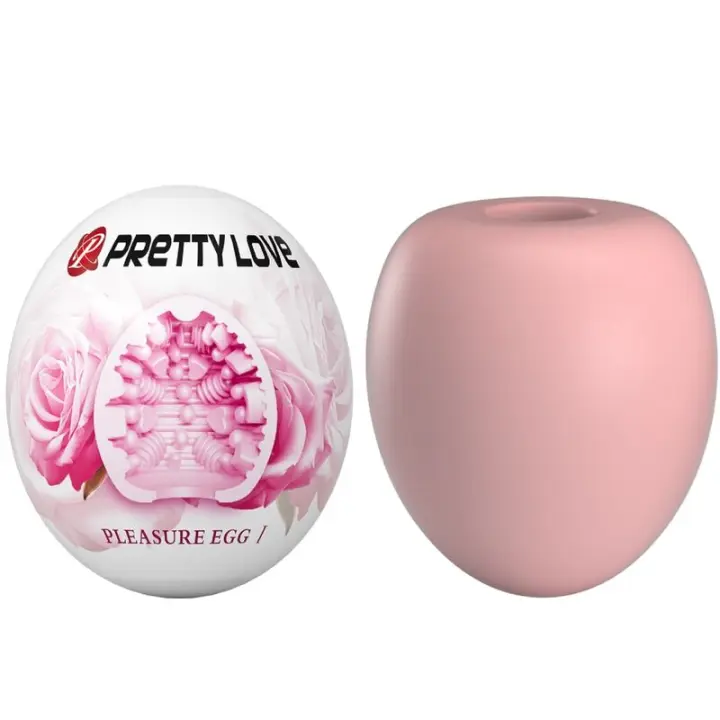 Pretty Love – Huevo Masturbador Masculino Rosa - 1