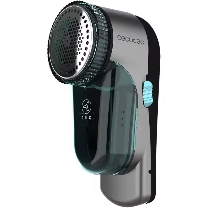Cecotec Quitapelusas Recargable Cut-X 4500 Cloth/Garment/Textile 45 Minutos de Autonomía, Rejilla en 3 Tamaños, Sistema de Seguridad, 8800 RPM, Cabezal Regulable y Cepillo de Limpieza, Ergonómico - 1
