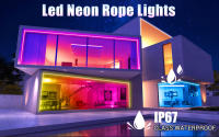 Luces LED Neón Wiscolor 5V USB RGBIC 1M 2M 3M 5M Impermeables Con Control Remoto Y Sincronización Musical Para Decoración De Hogar - details 0