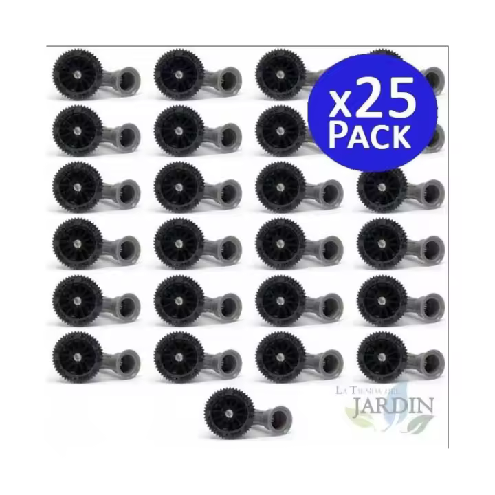 HUNTER Pack 25 Boquilla ajustable tobera 15A Hunter, Alcance 4,60 m, Ángulo ajustable, Difusores de riego - 1