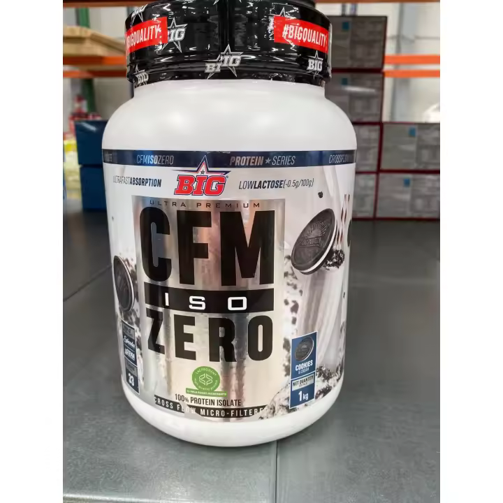 BIG CFM ISO ZERO 1 KG COOKIES CREAM - AISLADO DE PROTEÍNA DE SUERO - 1