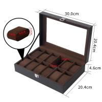 Caja De Relojes Organizador De 20 Slots En Cuero PU Para Hombres Caja De Exhibición De Relojes Regalo Con 61012 20 Espacios - details 13