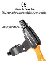 TOOPRE FR5 Manillar De Freno De Aleación De Aluminio Para Bicicleta MTB Y Carretera Colorido Manillar De Freno Universal Para Niños - details 6