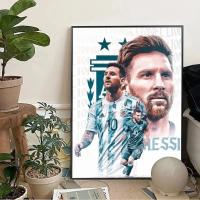 Póster De Pared De Tela De Linoel Messi Estrella Del Fútbol Decoración De Hogar De Alta Calidad Para Club Bar Dormitorio Estudio - details 7