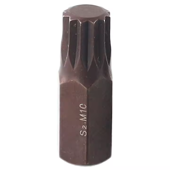 Juego De 5 Piezas De Puntas De Destornillador Estrella De 30mm Longitud Acero De Aleación Taza Hexagonal De 10mm Para Herramientas De Destornillador De Impacto - 1