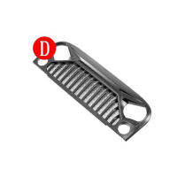Carcasa De Coche RC 1:10 Wrangler Rubicon Para Axial SCX10 D90 90046 90047 313mm Base De Admisión De Parachoques MS Rostro Furioso - details 2
