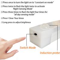 Luz Nocturna LED Con Sensor De Movimiento Recargable Por USB Luz De Armario Escalera Para Cocina Tipo C Luz De Noche Sin Cable - details 0