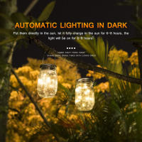 Luz Solar LED Para Botella De Mason Impermeable 20/10 Lámparas Colgantes Para Jardín Patio Porche Decoración Sin Batería - details 3