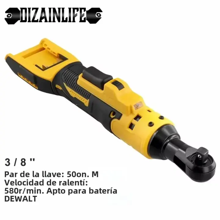 Juego De Llaves Eléctricas Recargables 500N.M Con Choque De 3/8 Pulgadas Herramientas Eléctricas Para Batería Dewalt 18V-21V - 1