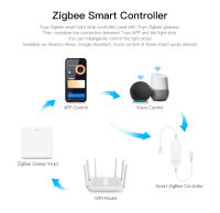 Controlador Inteligente Zigbee 3.0 Para Tiras LED RGB Dimmer TuyaInterruptor De Luz WiFi Para Cinta De Neón DC 4pin Compatible Con Habitación De Estar - details 4