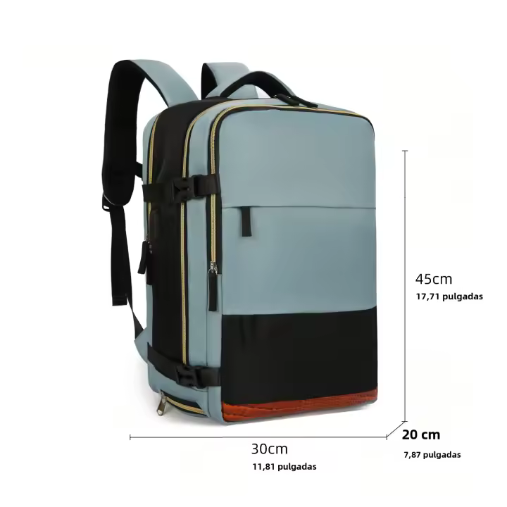 Mochara de cuero para Mujer, Morral informal de gran capacidad, de Color sólido, ideal para ir de viaje, Escolar - 1