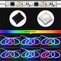 Tira De Lámparas LED Neón Con Silicona TUYA 5-24V 84LEDs/M Con Sincronización De Música RGBIC Dreamcolor Para Habitación - details 7