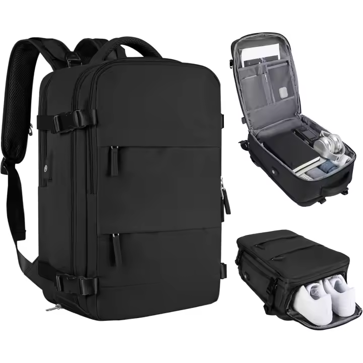 Tienda BIT Mochara Viaje Cabin Avion 42*32*20 para Ryanair, Maletas de viaje avion cabin Bolsa de Cabina para EasyJet Equipaje de Mano Cabina Avion Mochila de Senderismo - 1