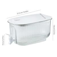 Dispensador de Agua Fría de Plástico Tetera con Grifo para Bebidas - details 2