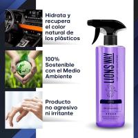 LIONSWAY RecoverBrill 500ml – Limpiador Interior Coche, Sin Silicona, Aroma Floral, Acabado Satinado + Bayeta - details 1