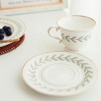 Taza De Té Inglesa Retro Con Borde Dorado Estilo Ins Taza De Café De Cerámica Bone China Para Desayuno Y Postres Taza Con Tazón Reutilizable Y Cuidado Manual - details 5