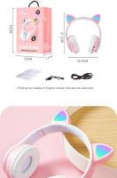 Auriculares Inalá mthrico-Sonido de Alta Definición, Katería de Larga Duración, Ajuste Cómodo, Conexión Inaláma Estable para Entrenadores y Desplazamiento, Diseño Plegable Portátil with Tamaño Navidad de Ajuste Black - details 10