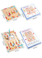 Juego Educativo De Madera Con Laberinto Magnético Y Formas Para Niños Aprendizaje Montessori De Viaje Mejora Las Habilidades Motoras Finas Edad 3+ - details 3