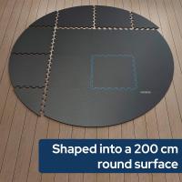AREBOS Alfombra Protección Spa Ø200 cm EVA 16 Pzs Antideslizante Exterior Suelo - details 16