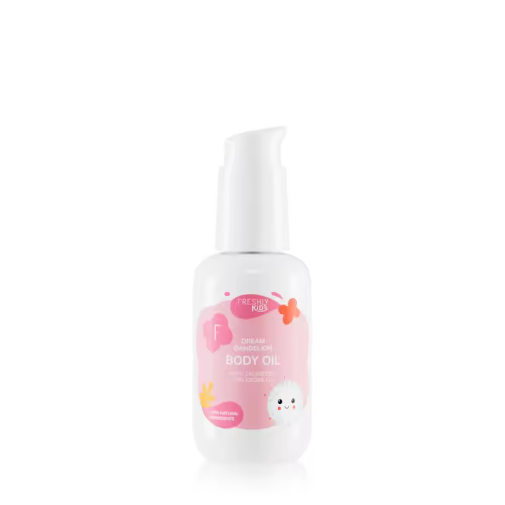 Freshly Cosmetics - Aceite de bebé natural Dream Dandelion Body Oil - 1