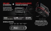 Noco AIR10 - Portable Air Inflator 10 COMPRESOR DE AIRE PORTÁTIL ULTRARRÁPIDO. Infla rápido todo tipo de neumáticos - details 2