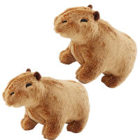 Juguete De Peluche De Capibara Simulación 18cm Suave Y Fluffy Regalo De Cumpleaños Para Niños Decoración Para Habitación Animal De Peluche Real De Alta Calidad - details 1