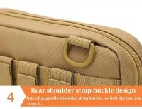 Bolsa De Almacenamiento Táctica MOLLE Portátil Para Exteriores Kit De Primeros Auxilios Grande Multi-funcional Para Caza Camping Senderismo - details 10