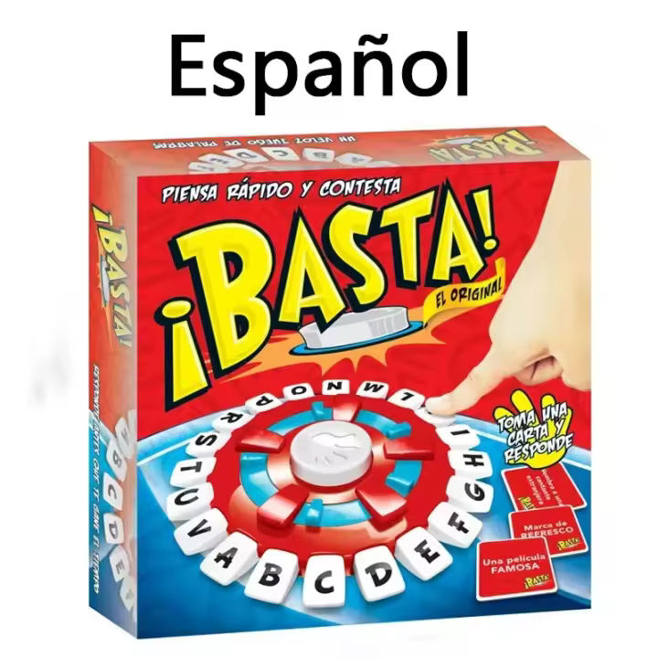 Juego De Palabras Tapple Edición En Español - Juego De Mesa Excitante Para Familiar Divertido Juego De Presión De Letras De Velocidad - 1