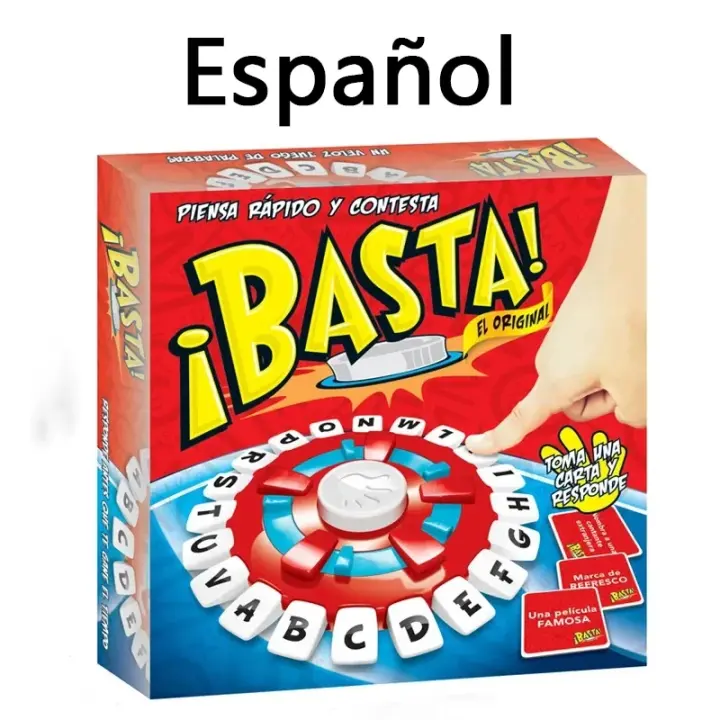 Juego De Palabras Tapple Edición En Español - Juego De Mesa Excitante Para Familiar Divertido Juego De Presión De Letras De Velocidad - 1