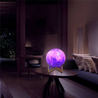 Lámpara De Noche LED 3D Recargable Luces De Luna Creativas Con Interruptor Táctil Para Decoración De Dormitorio Regalos Para Cumpleaños Venta Caliente - details 4