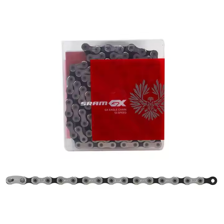 SRAM | Cadena GX Eagle 12v 126 Eslabones - La cadena GX Eagle se ha diseñado con la geometría de la transmisión EAGLE, incorporando pines macizos, Eagle PowerLock y un cambio suave y eficiente con el - 1