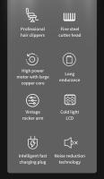 Cortadora de pelo de metal con pantalla digital LCD, aparato de cuidado personal, cortadora de pelo profesional recargable - details 1