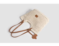 Bolso de paja tejido a mano de gran capacidad para mujer, nuevo bolso de hombro para vacaciones en la playa, bolso de mano para uso diario - details 0