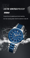 Reloj De Pulsera Para Hombre NAVIFORCE 2023 Acero Inoxidable Militar Casual Resistente Al Agua Cuarzo Calendario Deportivo - details 11
