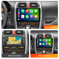 Radio De Coche Android 14 Con Pantalla Táctil IPS Para Toyota Auris E150 2006-2012 Multimedia GPS Carplay Auto 2din Touch Screen - details 4