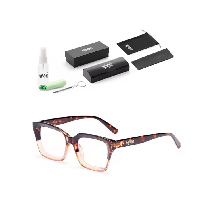 MAMINÓ - Gafa de lectura Gafas Graduadas Hombre y Mujer - Filtro de Luz Azul - (carey, 3, Dioptrías) - 1