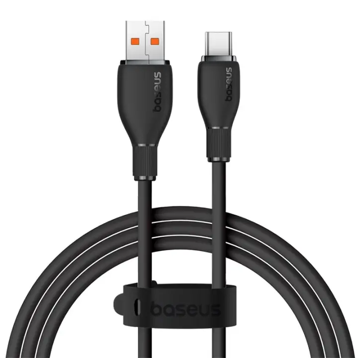 Cable USB Tipo C Baseus Para Realme Huawei pro Carga Rápida Cable USB-C Con Cargador Para Samsung Oneplus Poco F3 TPE Suave - 1