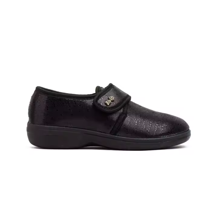 CBP - Conbuenpie Zapatos Confort Negros Elásticos Italianos - Altura 3 Cm - 1