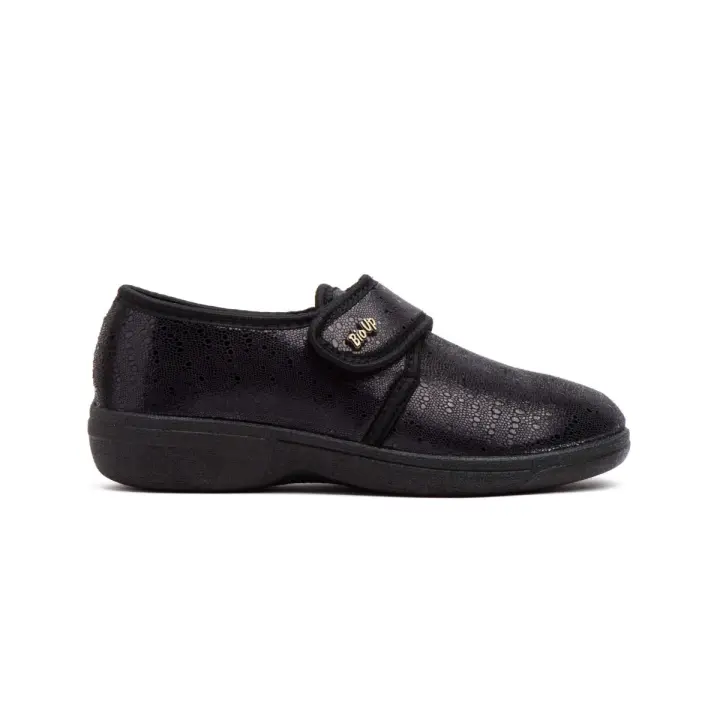 CBP - Conbuenpie Zapatos Confort Negros Elásticos Italianos - Altura 3 Cm - 1