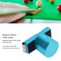 Porta Carboncillo Magnético Para Billar Aluminio Redondo Con Clip Fijo Accesorios De Snooker Portátil Para Juego De Pool - details 0