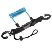 Cuerda Antipérdida De Cámara Para Natación TPU Correa Deportiva Duradera Con Resorte Espiral Y Gancho Giratorio Accesorios Portátiles Para Deportes Submarinos - details 4
