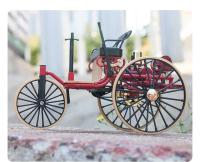 Modelo De Coche Clásico Vintage 1886 No.1 En Aleación Escala 1:12 Juguete De Triciclo Para Niños Regalo Colección F499 - details 8