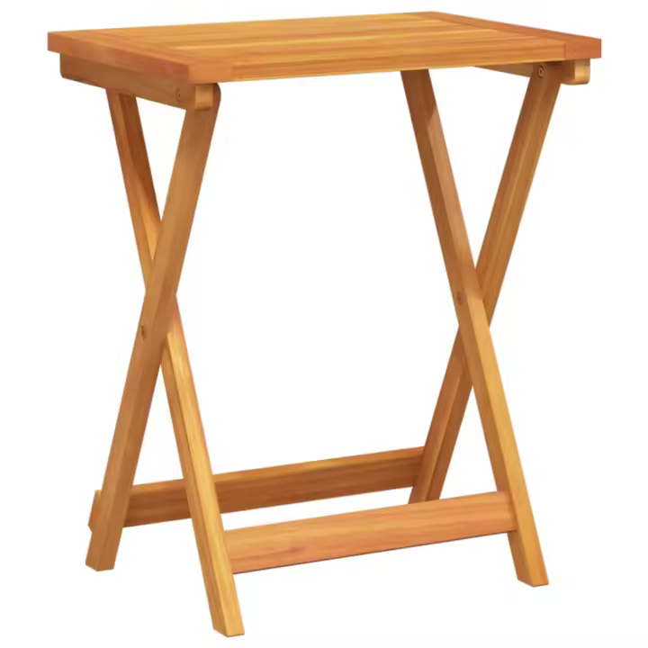 Mesa de Jardín plegable Madera maciza de Acacia 50x36x60 cm - 1