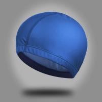Paquete de 5 gorros de Natacion unisex de Tela impermeable de PU gorro de Natacion elastic para adultos - details 4