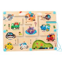 Tablero De Actividades Montessori Con Bolas Magnéticas Y Succión Tablero De Colores Para Niños Y Niñas Estilo De Tráfico Juguetes Educativos Para Edades 3-12 Años - details 3