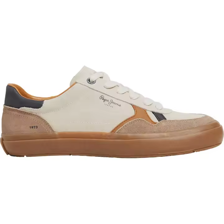 Pepe Jeans Zapatillas Travis Retro Beige,Marrón - 1
