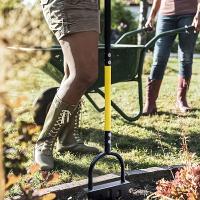 Afilador De Césped Manual En Forma De Luna Mitad Con Borde Serrado Herramienta De Poda De Mano Para Jardín - details 5