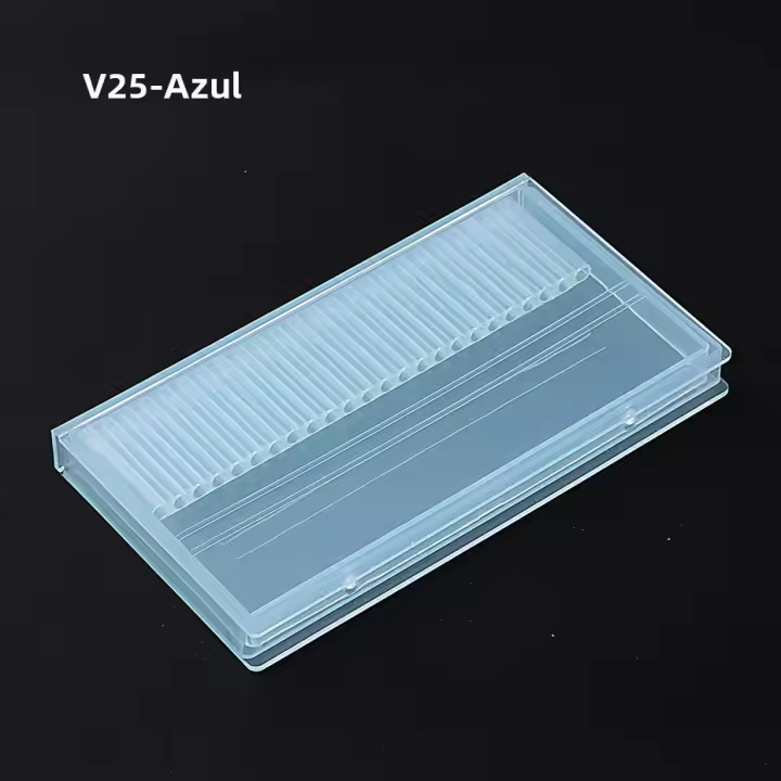 Caja De Almacenamiento Para Brocas De Uñas Llenas De 24 Huecos En Plástico Con Portabrocas Y Exhibidor De Herramientas Para Uñas - 1